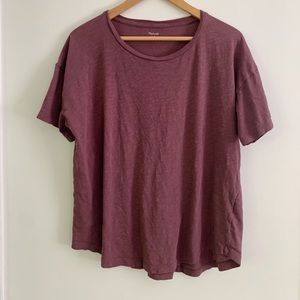 Purple/ Eggplant Madewell Tee